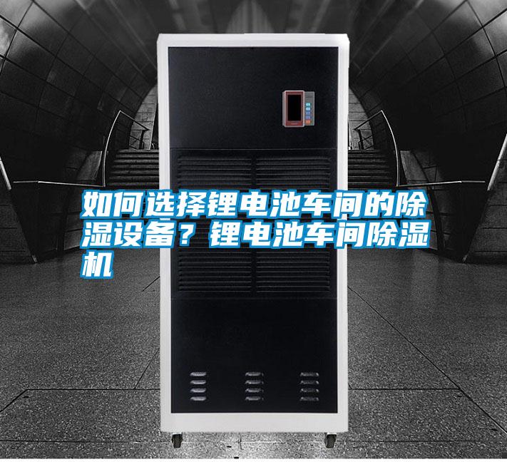 如何選擇鋰電池車間的除濕設(shè)備?鋰電池車間除濕機(jī)