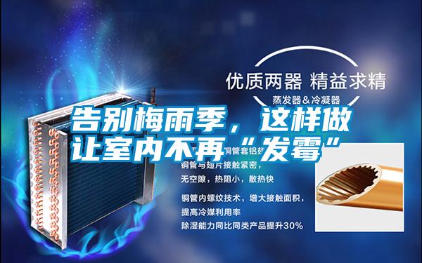 告別梅雨季,這樣做讓室內(nèi)不再“發(fā)霉”