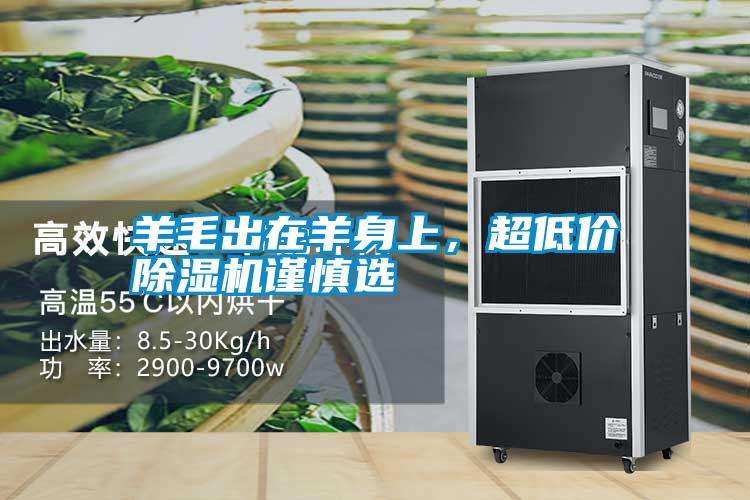 羊毛出在羊身上,超低價(jià)除濕機(jī)謹(jǐn)慎選