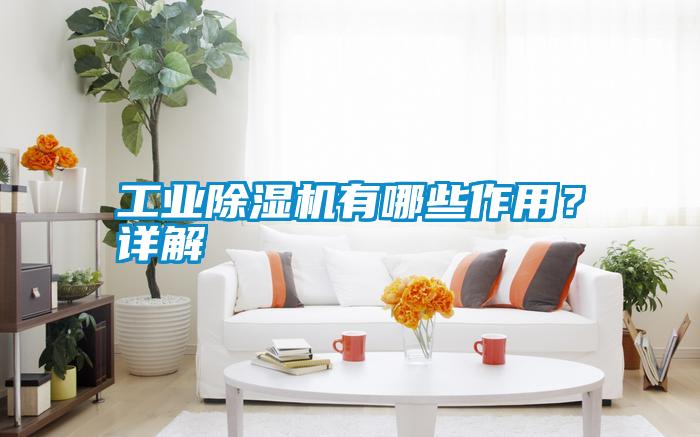 工業除濕機有哪些作用？詳解