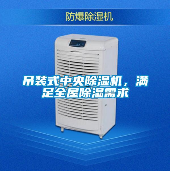 吊裝式中央除濕機,滿足全屋除濕需求