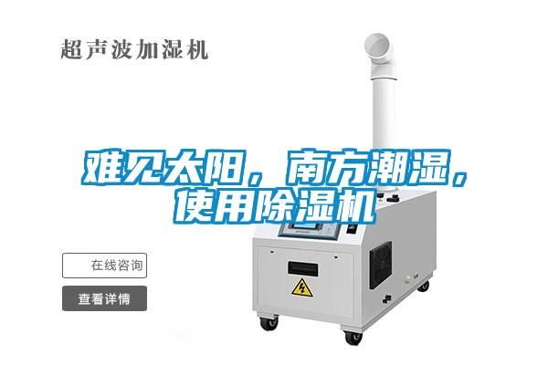 難見(jiàn)太陽(yáng)，南方潮濕，使用除濕機(jī)