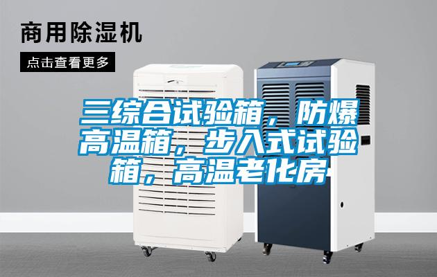 三綜合試驗箱，防爆高溫箱，步入式試驗箱，高溫老化房