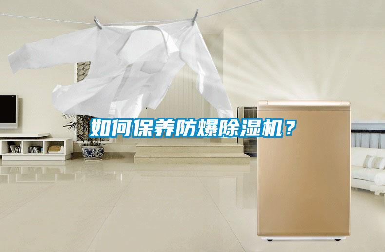 如何保養(yǎng)防爆除濕機？