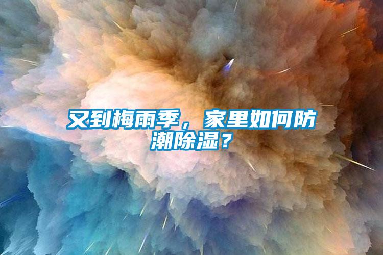 又到梅雨季,家里如何防潮除濕?