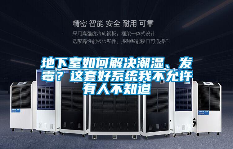 地下室如何解決潮濕、發霉？這套好系統我不允許有人不知道