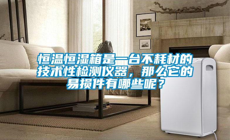 恒溫恒濕箱是一臺不耗材的技術性檢測儀器，那么它的易損件有哪些呢？