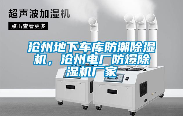 滄州地下車庫防潮除濕機,滄州電廠防爆除濕機廠家