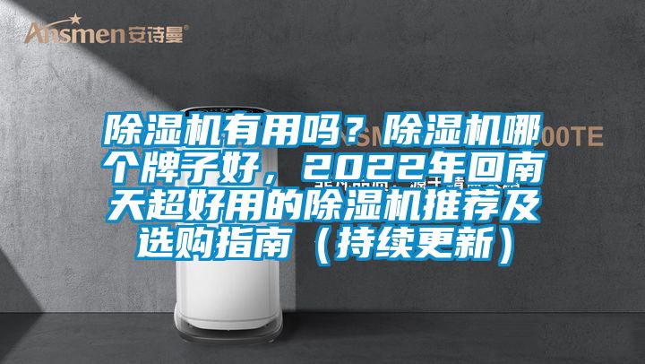 除濕機有用嗎?除濕機哪個牌子好,2022年回南天超好用的除濕機推薦及選購指南(持續更新)