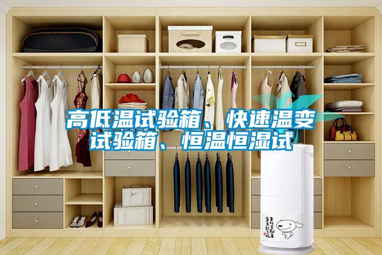 高低溫試驗箱、快速溫變試驗箱、恒溫恒濕試