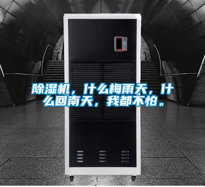 除濕機(jī)，什么梅雨天，什么回南天，我都不怕。